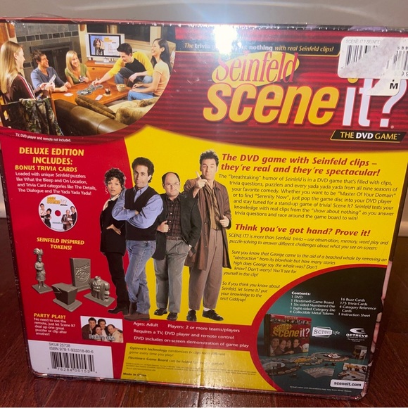 Seinfeld 'Scene It' DVD Game in Tin Box. New Factory sealed - Picture 3 of 3
